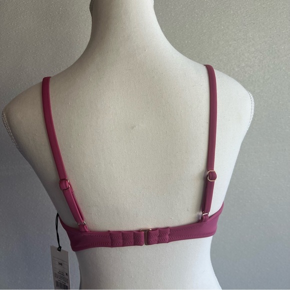 Women's Light Lift Bralette Bikini Top - Shade & Shore Pink 34B - Picture 11 of 17